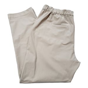 Lululemon Your True Trouser 7/8 Pant Women's 12 Trench Beige Warpstreme